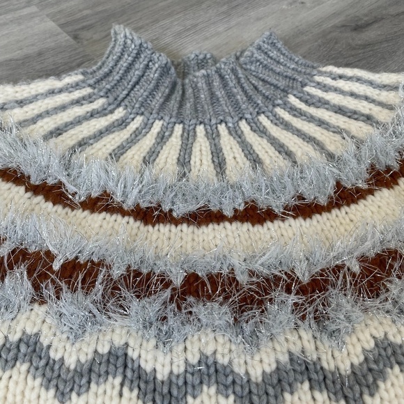 Lou & Grey Turtleneck Knit Fair Isle Sweater - Picture 3 of 8